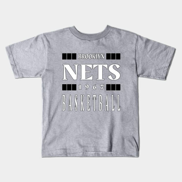 Brooklyn Nets Classic Kids T-Shirt by Medo Creations